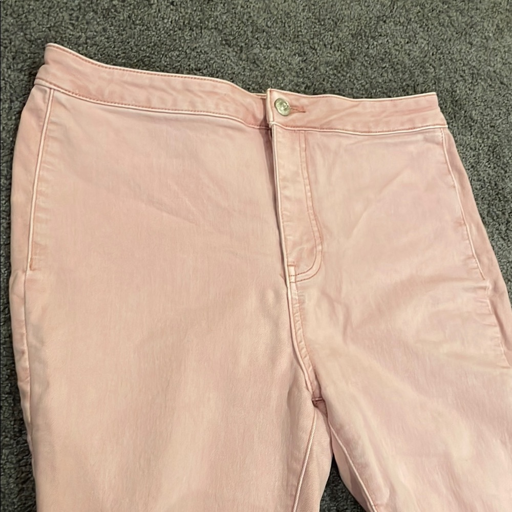 We The Free Free People light pink extra wide leg jeans size 29 - Picture 5 of 10